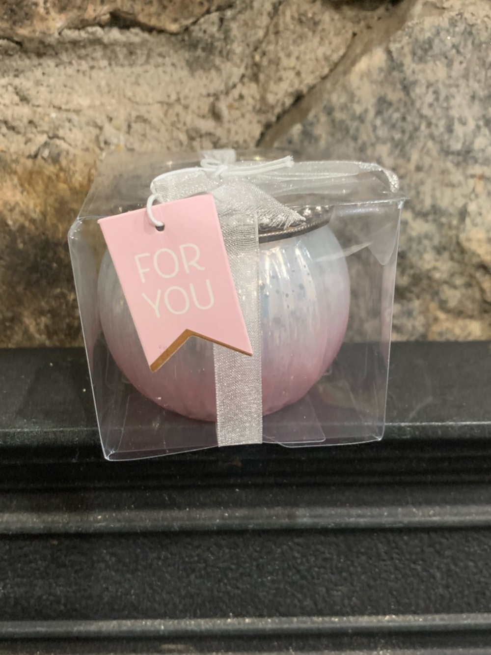 Fashioncraft Tea Light Candle Holder and Tea Light Candle Pink and Blue Ombré
